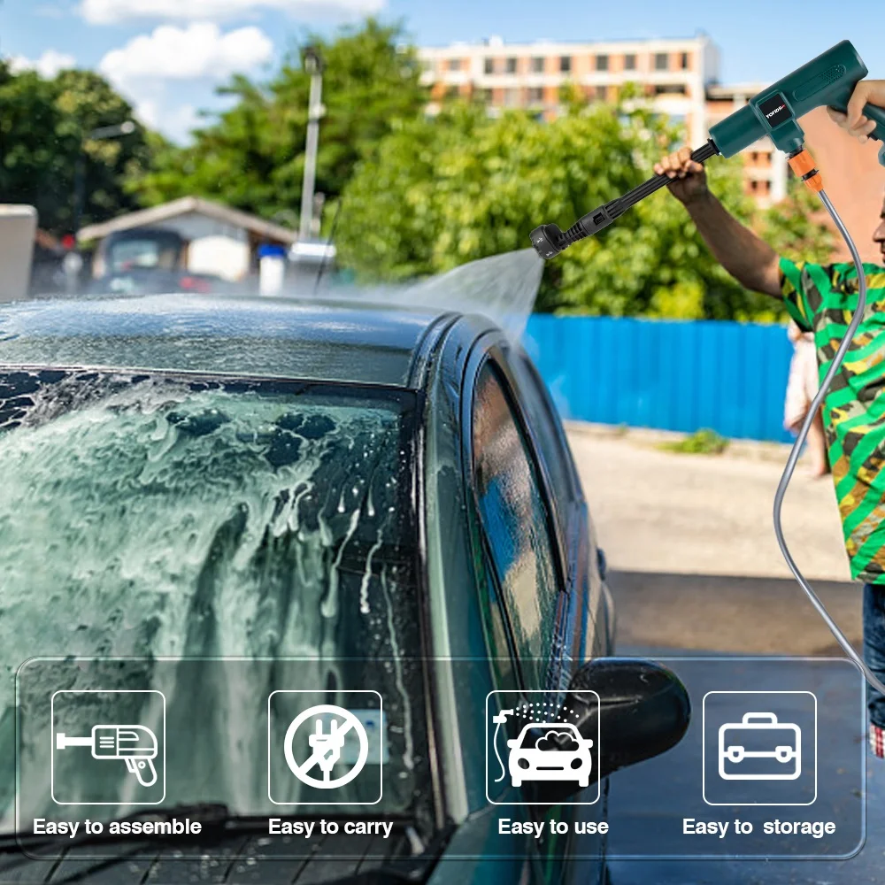 3500W 200Bar Brushless Electric High Pressure Washer Car Wash Water Gun for Makita 18V Battery Garden Irrigation Water Gun