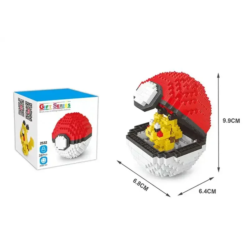 2024 Diy Nano Blocks Set Toys Small particles Elf ball Crab Robot moc brick Building Blocks sets educational toys for kids