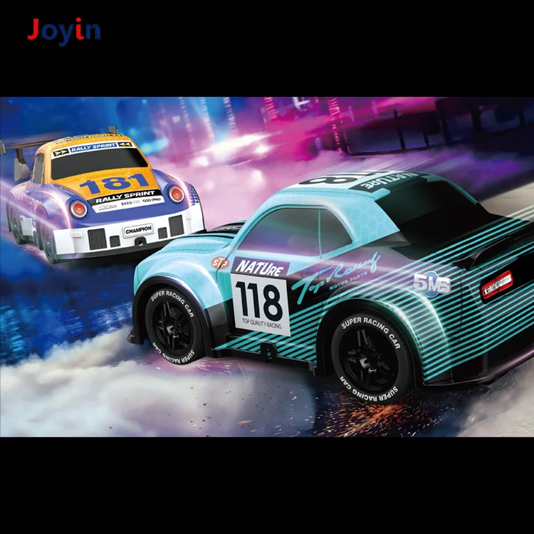 27 Mhz Cartoon RC Racing Rally Car Off Road Hobby Mini Radio Remote Race Car with Cool Light Up Birthday Christmas Gifts
