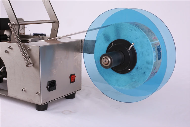 MT-50 Semi automatic Round Bottle Labeling Machine Sticker Machine Label Dispenser Machine Label Applicator