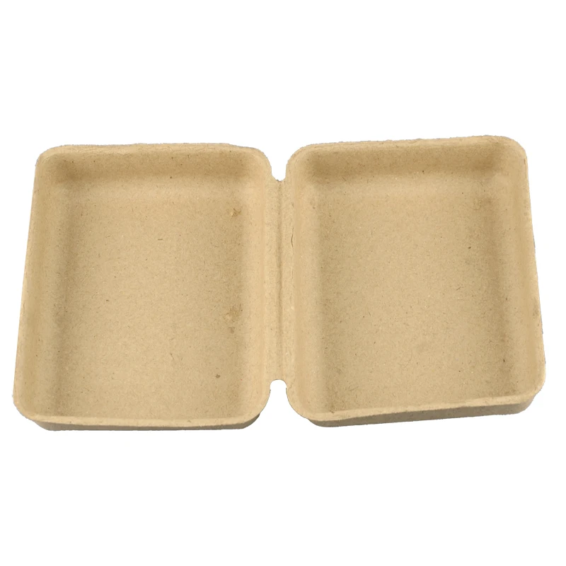 100% Biodegradable Sugarcane Bagasse Pulp Fiber Molded Packaging Cosmetic Insert Pack Inner Tray
