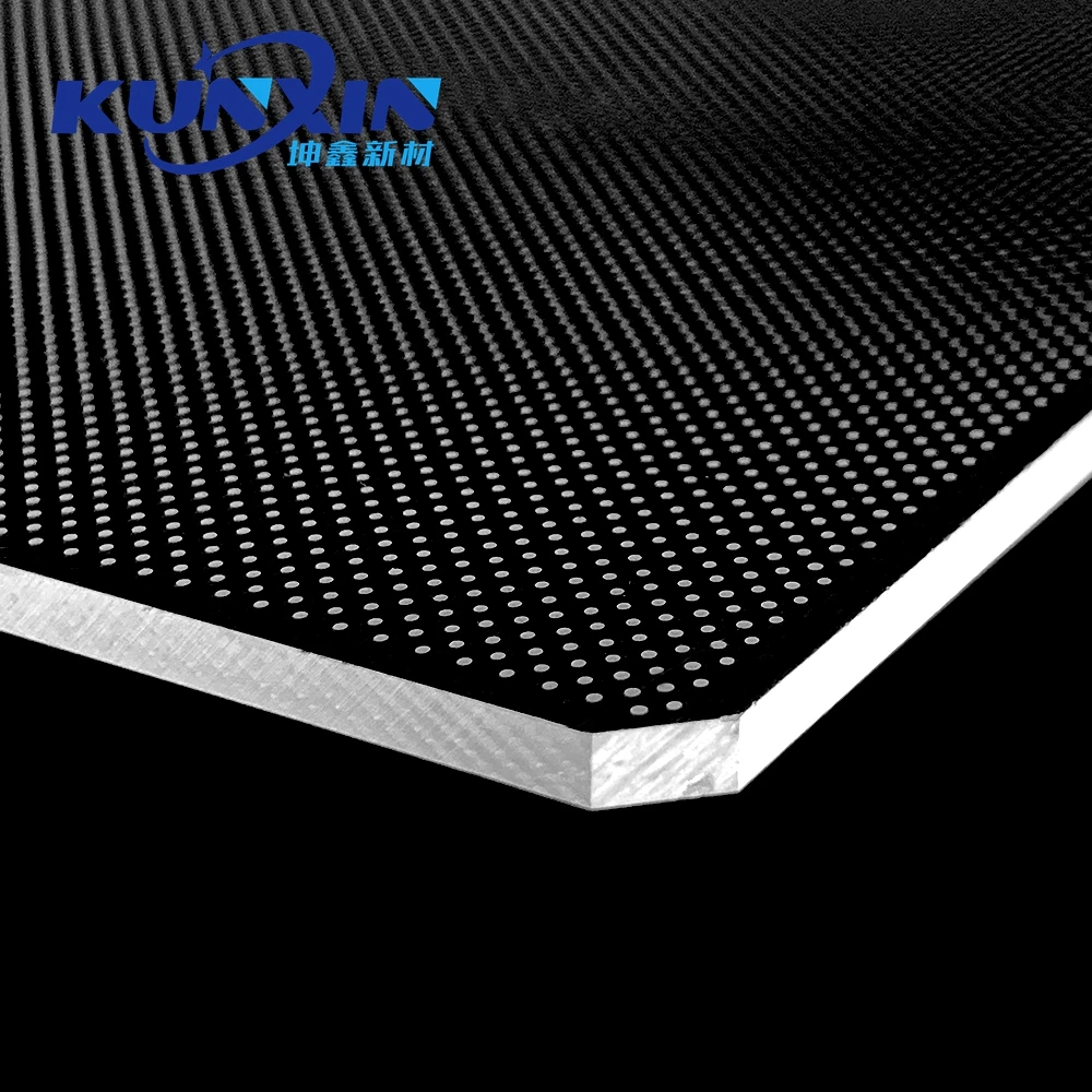 Optical Round PMMA Edge Lit LGP Led Laser Engraved Clear Dotted Acrylic Light Guide Plate