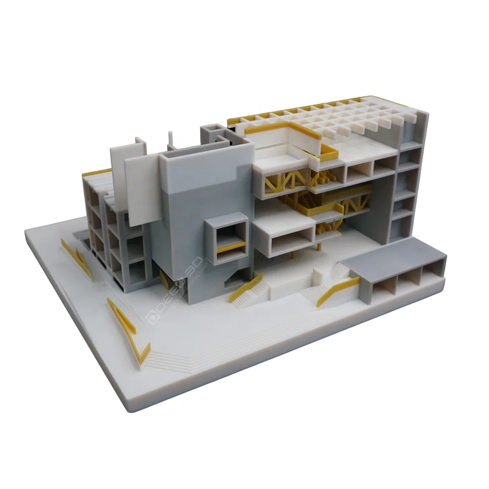 DEED3D custom high quality prototype 3d printing manufacturers DHL UPS shipping rapid prototype for architectural model