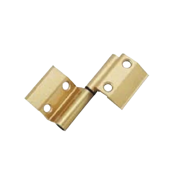Lightweight & Strong Gold Aluminum Hinges for Doors and Windows