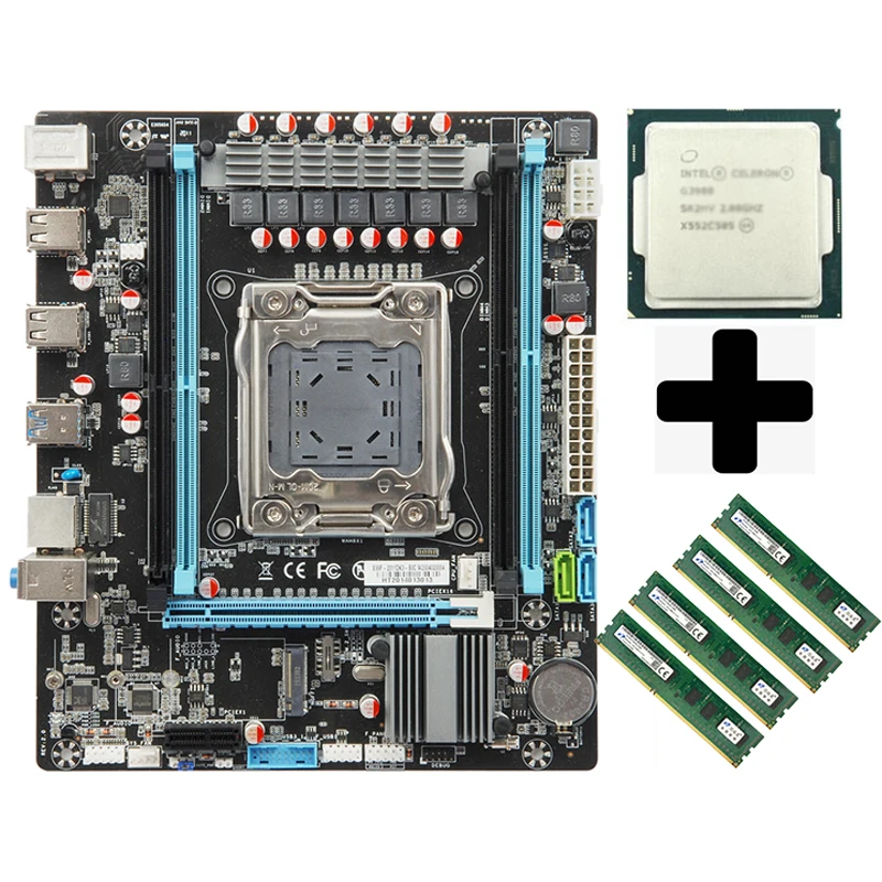 Комплект материнской платы x99 комбо оперативной памяти процессора с E5-2603 V3/16 ГБ (4x4ГБ) DDR4 Разъем 2011-v3 Прямая поставка завода
