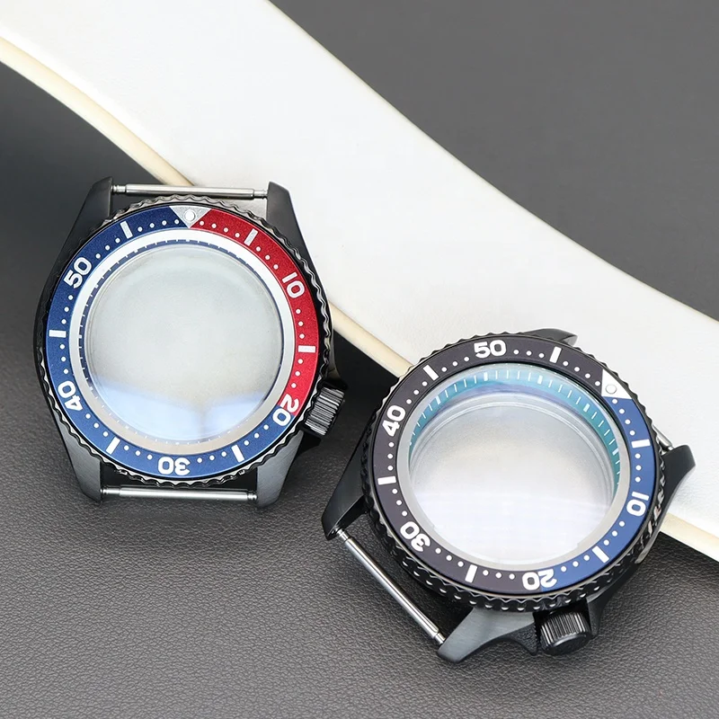 42.5mm watch case stainless steel accessories & parts fit skx007 skx009 skx mod nh34 nh35 nh36 nh38 movement