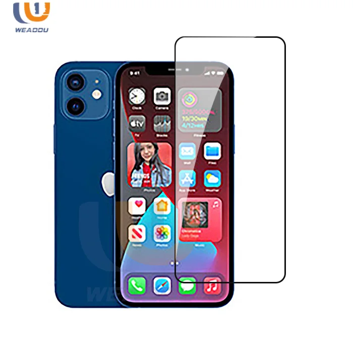 WEADDU Заводская защита для экрана iPhone 12 закаленное стекло настроить протектор