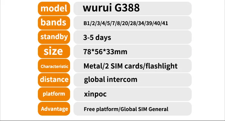 Rechargeable long-distance bidirectional wireless Woki Tokike handheld professional intercom transceiver