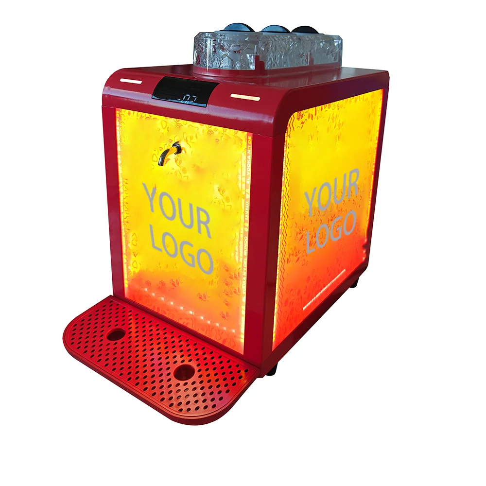 2 Bottles Liquor Cold Vodka Bottle Ice Refrigerator Chiller Dispenser Machine