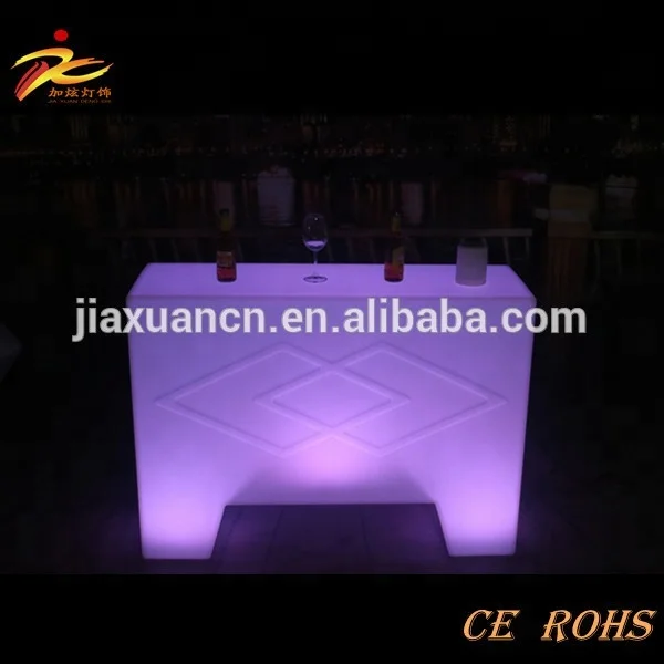 
Different color screen printing logo lamp led bar counter lamp, rechargeable led table 