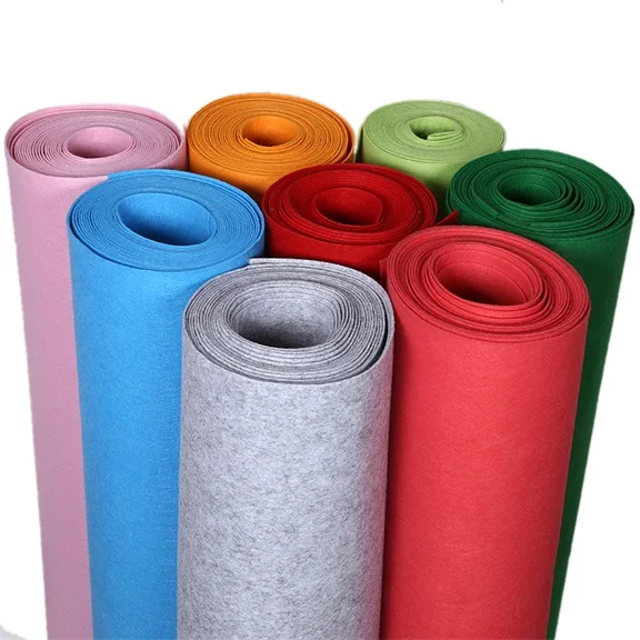 New arrival 2mm Mix Colors 50x50cm acf carbon fiber fabric felt