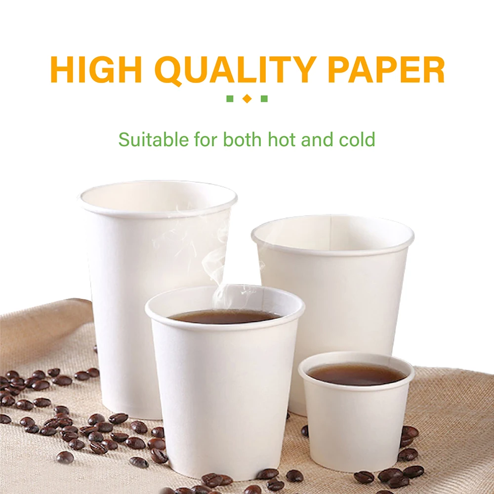 ZJPACK Eco Friendly Take Away Paper Cup Disposable Biodegradable High Quality Paper Cup Wholesale Paper Cup