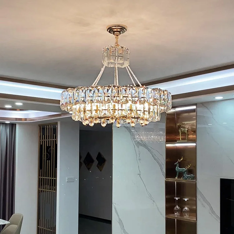 European cheap crystal chandelier pendant light royal chandelier lighting JY9004