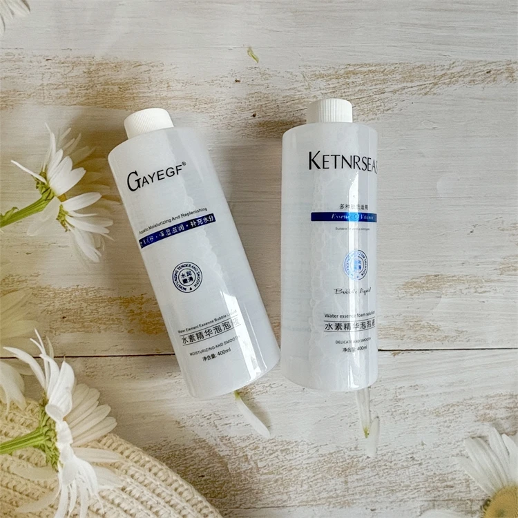 Hydro Dermabrasion Facial hydrogen mousse bubble 400ml Water Deep Cleansing Solution Liquid for Oxygen Machine