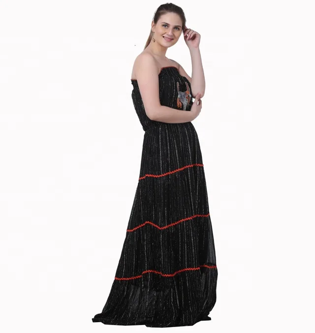 Long Black Classy Animal Print Off Shoulder Dress Women Casual Designer Party Dresses Female