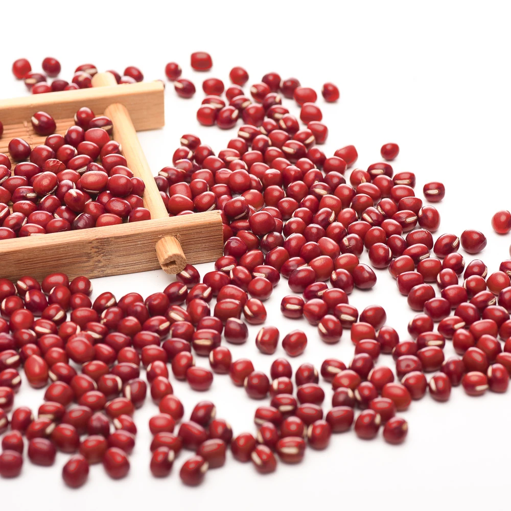  1Kg/Bag Vacuum Packing 2% Moisture 4-4.5mm Size Small Round Red Beans Factory Directly Wholesale