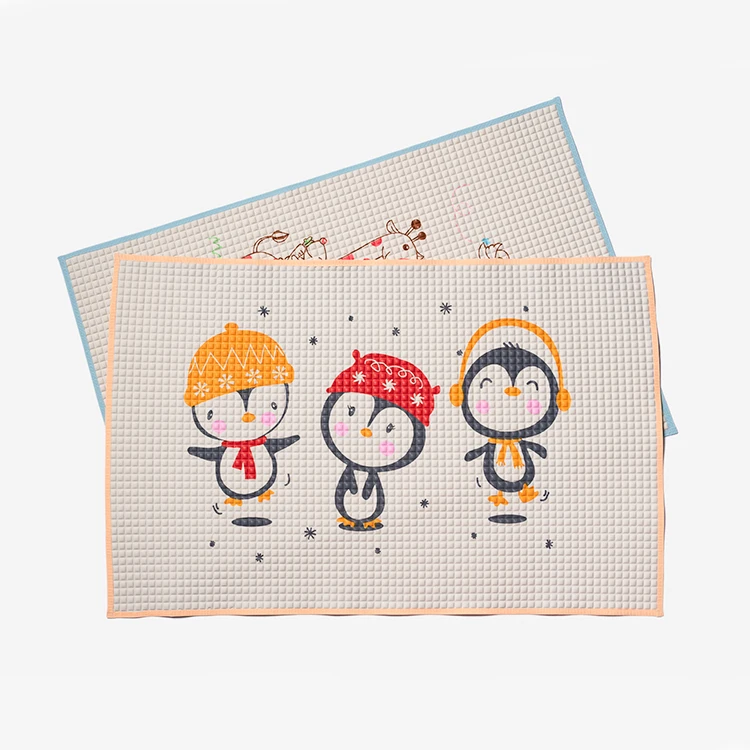 Baby sleep mat cot sheet sets air filled baby rubber cot sheet