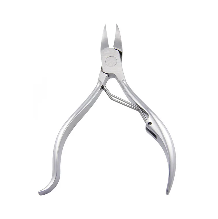 Wholesale surgical grade stainless steel nail trimmer tool pedicure dead skin cutter cuticle nipper for fingernails and toenails