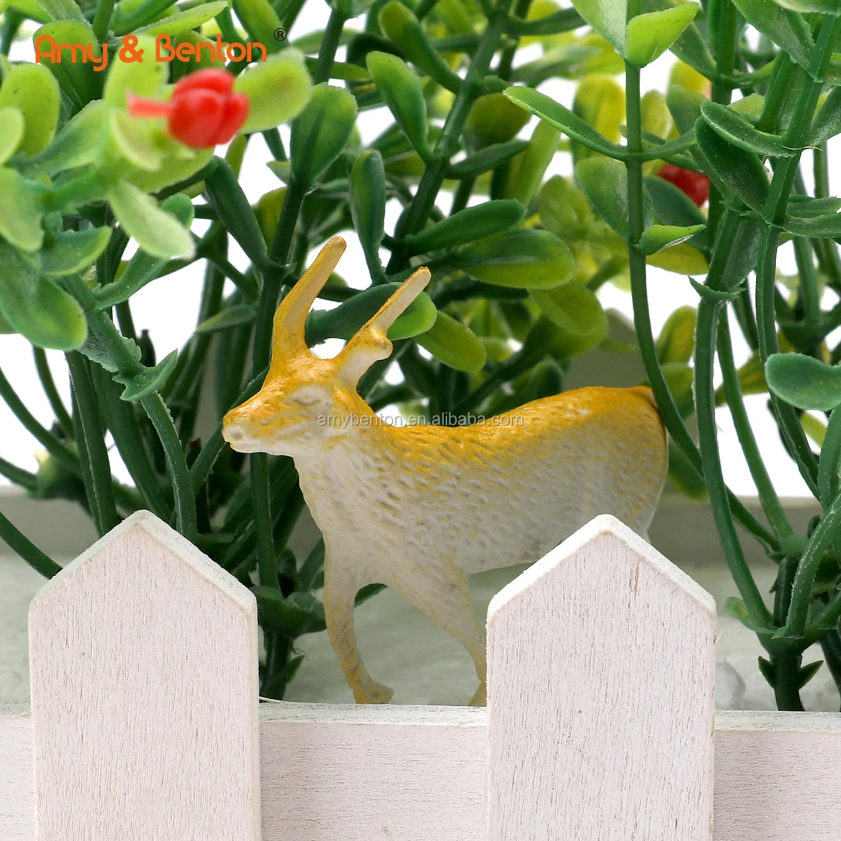 12PCS Zoo toy set realistic plastic mini animal toy for kids gift