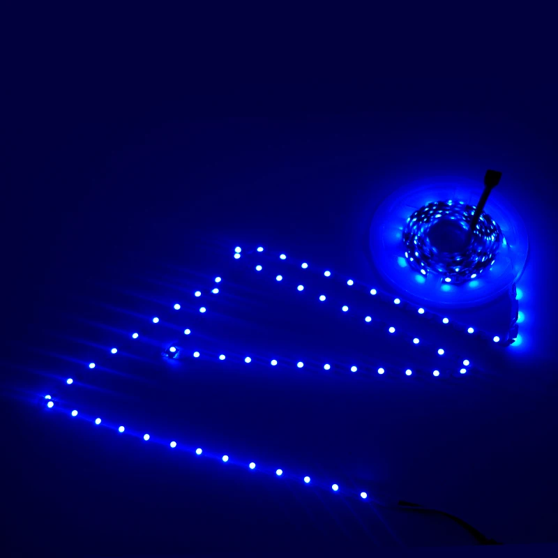 Factory Sale S Shape Flexible SMD 5050 48LEDs RGB IP20 No Waterproof LED Strip Light for Advertising Light Lights Strip