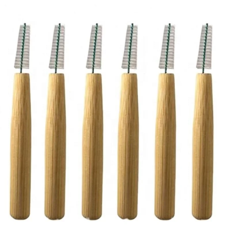 
Factory price eco-friendly wholesale interdental brush uses 8pcs pack wire size 0.4mm customized 