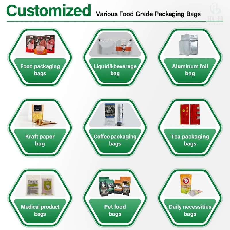 Hot selling pe/pe packaging bags in Europe and America, free samples of recyclable materials stand up pouch