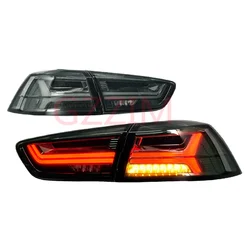 Led Rear Bumper Reflector Lights with Flow Brake Turn Signal Lamp for Lancer 2007-20018