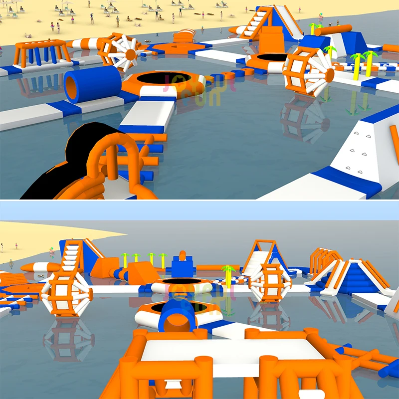 Надувной морской аквапарк Joy Fun factory цены
