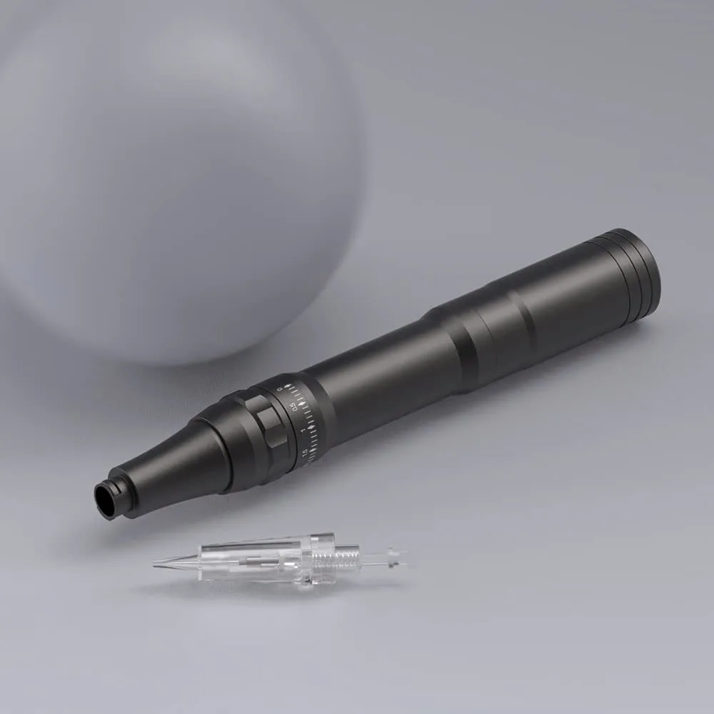 Black microblading wireless pmui tattoo machine pen wireless permanent makeup make up eyebrow rotary machine for pigmentation