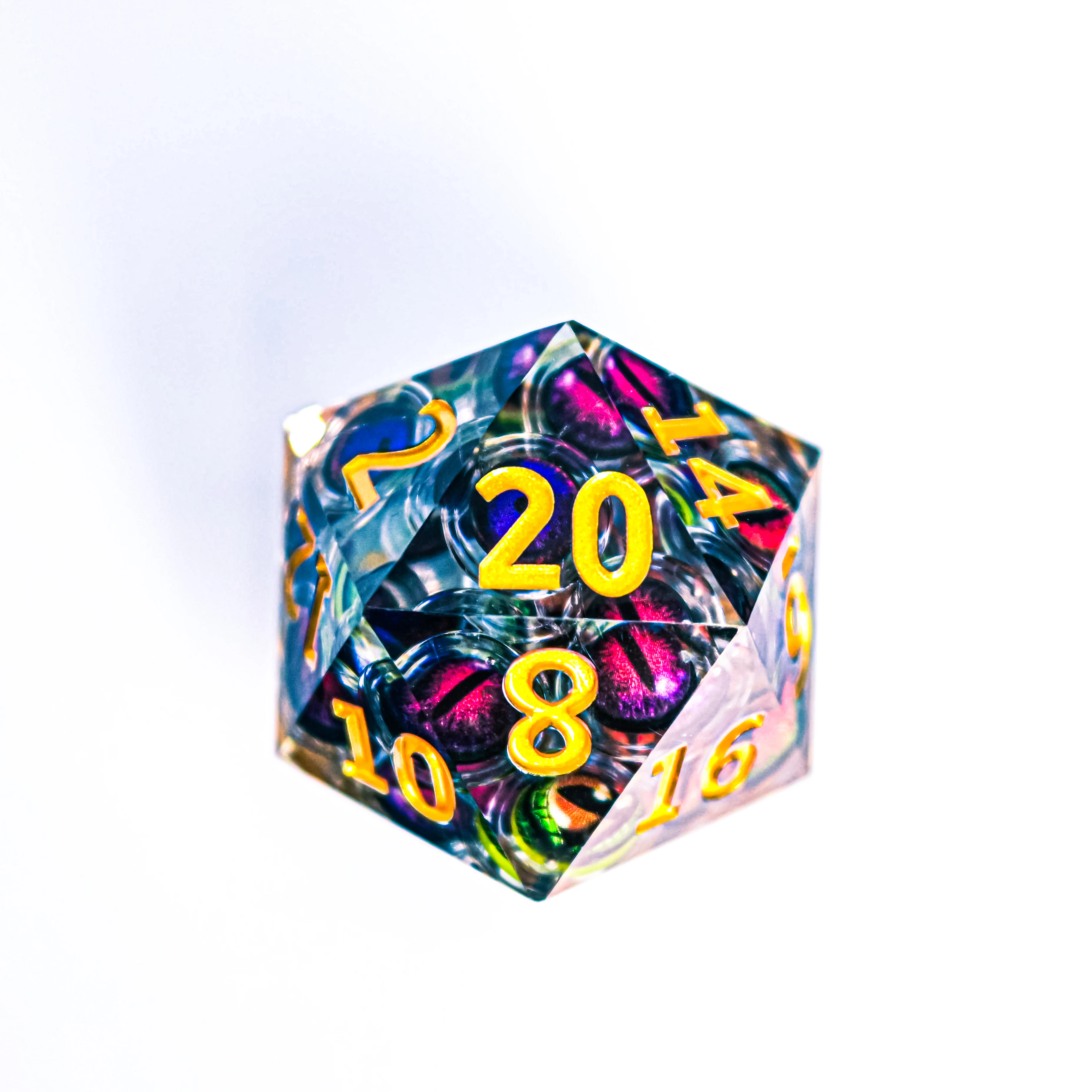 LM заводская цена 55 мм RPG несколько Глаз Дракона D20 смолы dnd кости для DND 5E