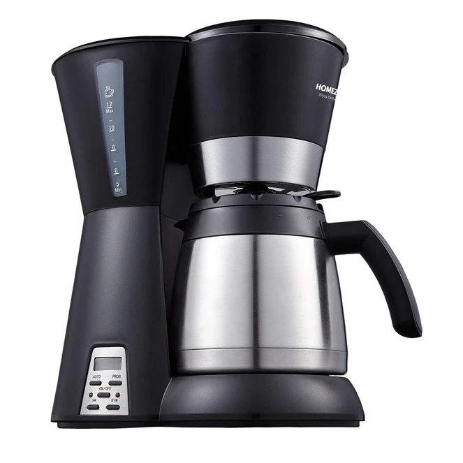 Homezest CM-828TW 10-12CUPS Капельное кофе тем самым позволяя зернам раскрыться чайник-термос