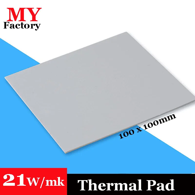 13W/mk 15W/mk thermal silicone pad Insulation Silicone Heat Electrical Cooler Material Heat Resistant Thermal Pad for GPU CPU