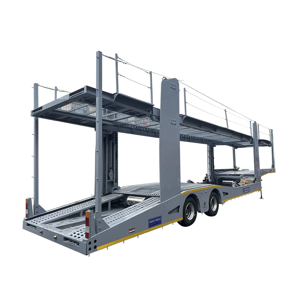 Customized Vehicle Suv Car Transport 6/8Bit remolque portacoches Carrier Semi Trailer