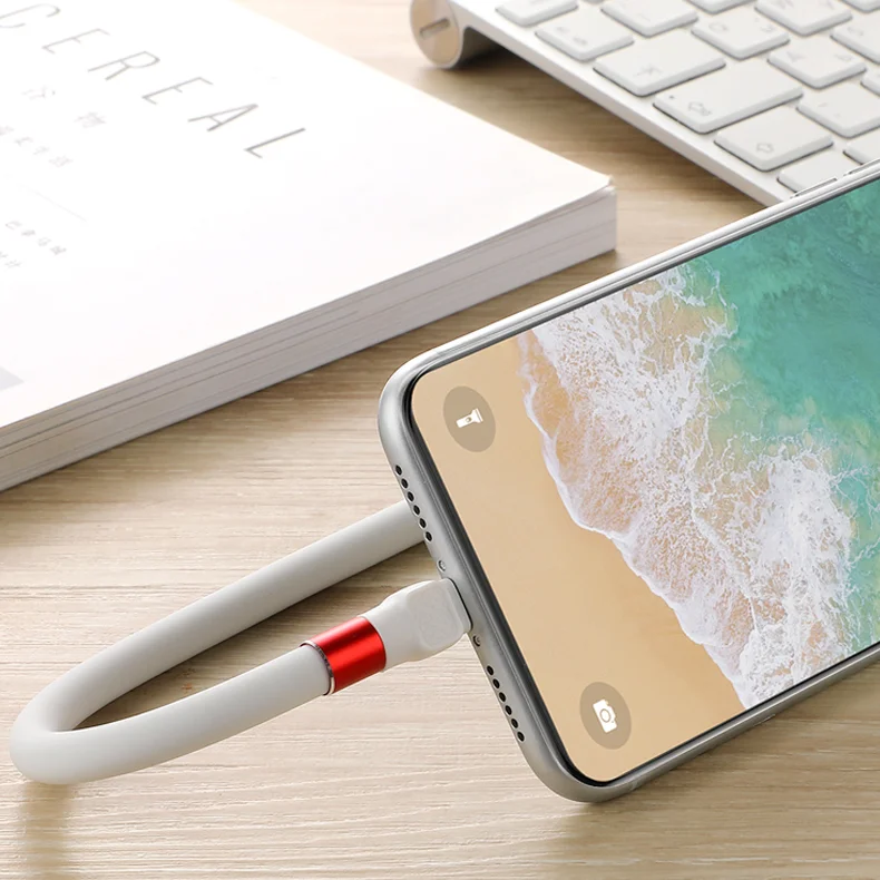 Шэньчжэнь, дешевый USB-кабель 2,4 А, быстрая зарядка, настольный держатель для телефона, кронштейн, USB-кабель, линия передачи данных для Ipad, Iphone