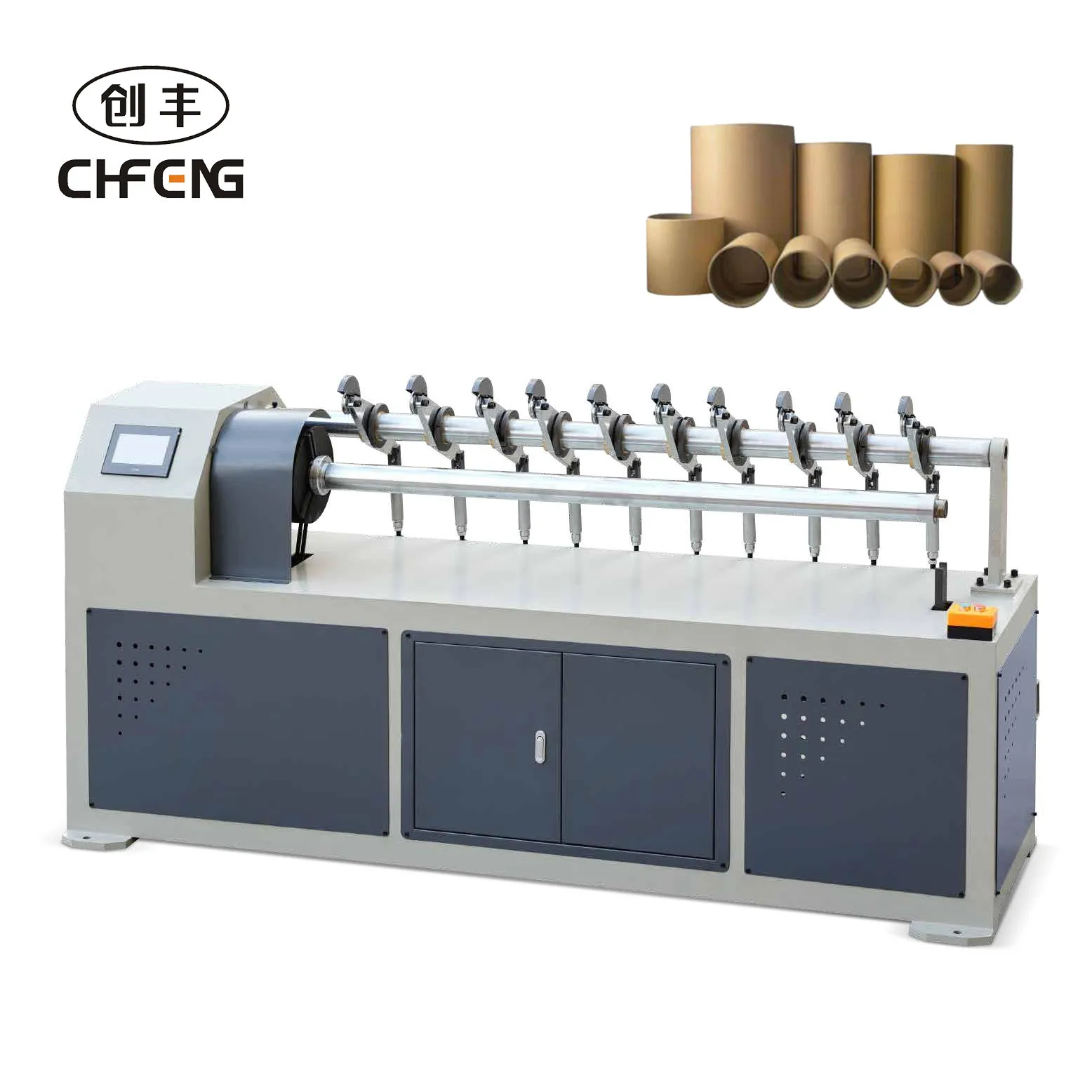 Paper Tube Precision Cutting Machine With Single Blade Multiple Blades Fully Automatic Paper Tube Cutting Machine