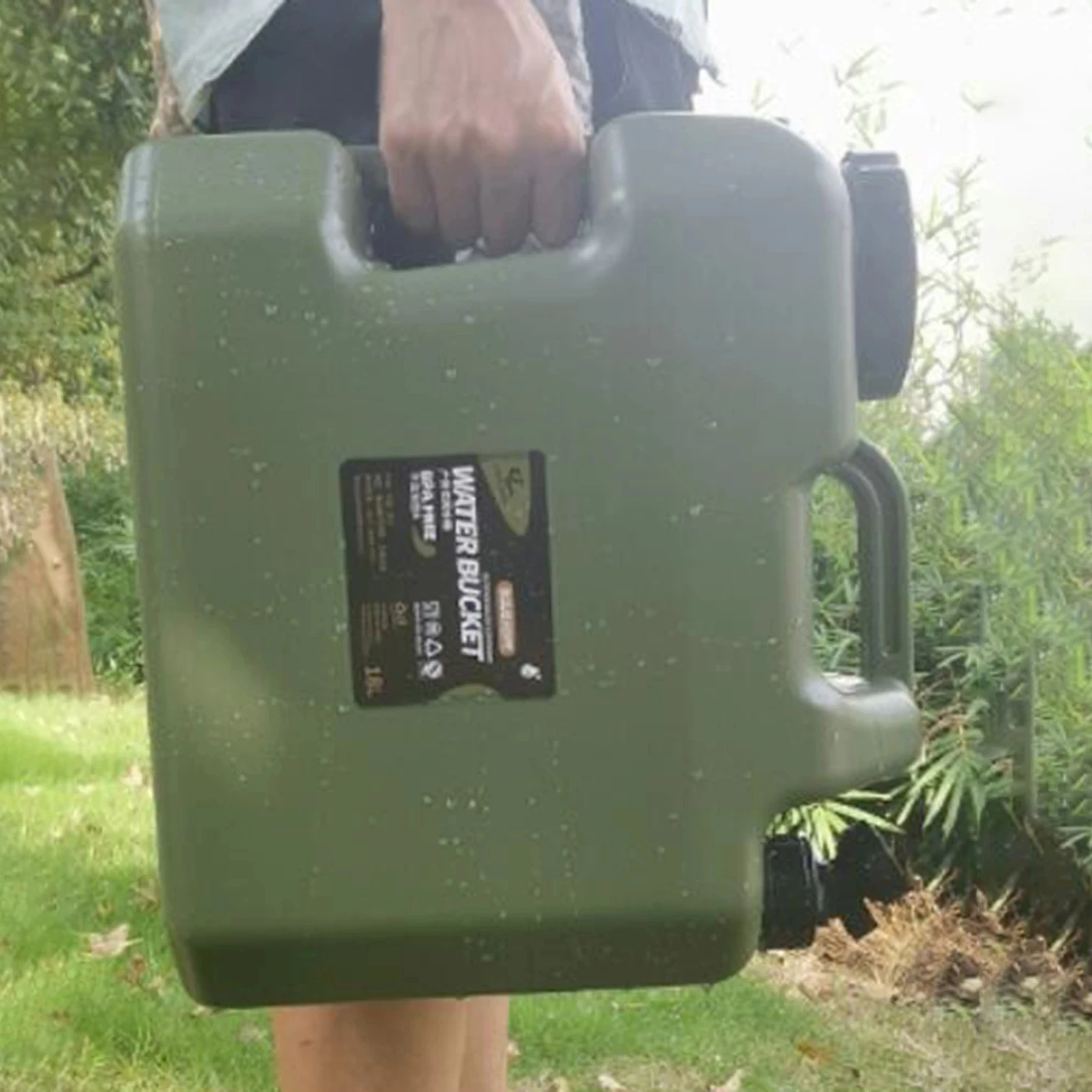 Outdoor Portable Water Bucket for camping Container BPA Free with Spout Fluid Drinks Bottle