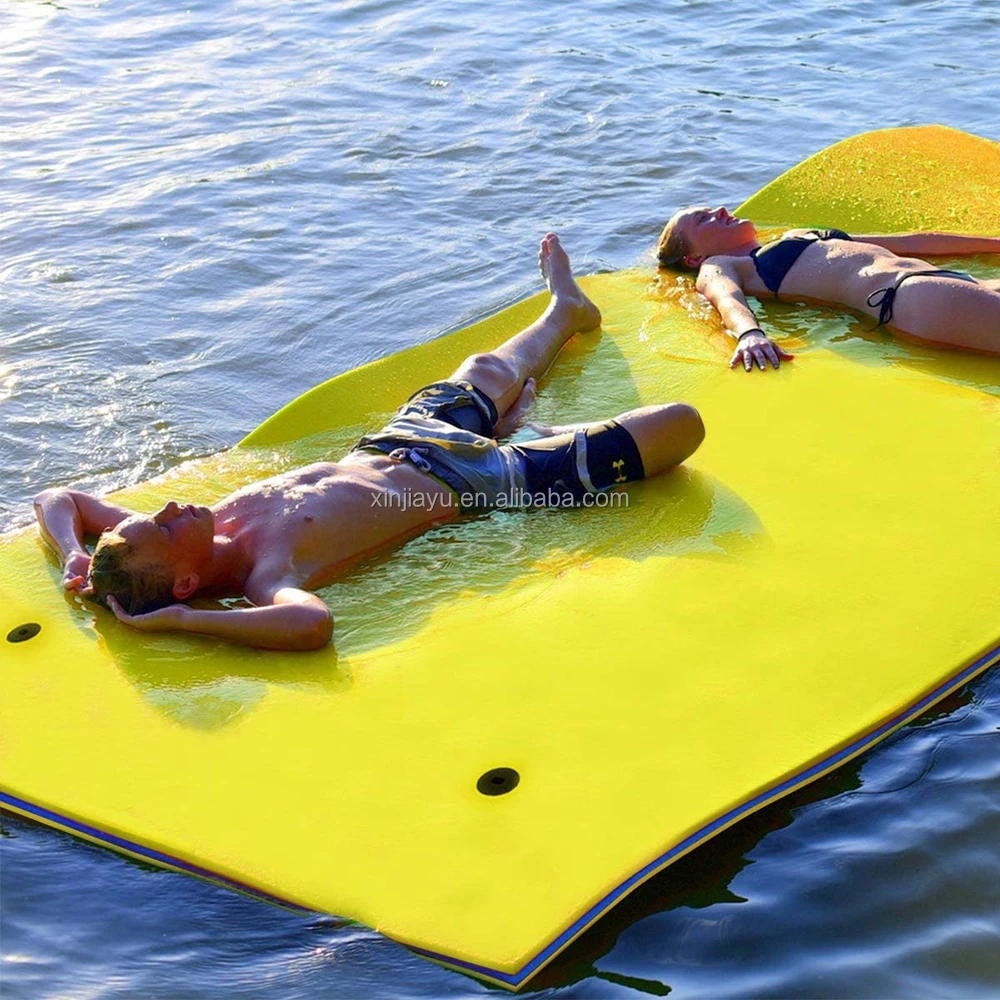 OEM Wholesale Summer Swim Pool Equip Float Swimming Pool Lake Beach Water Child Island Float Floating Mats Mattress For A Pool