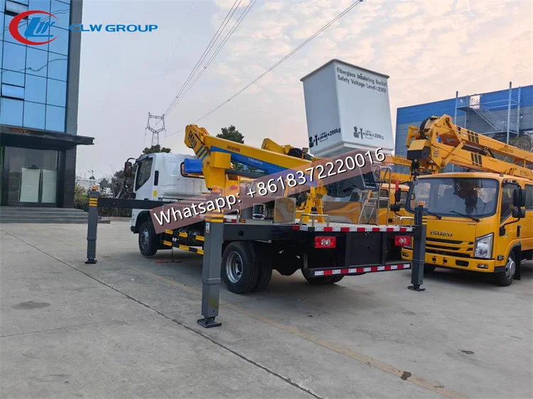 Тележка с телескопической стрелой Foton Aumark RHD 18 м 20 23