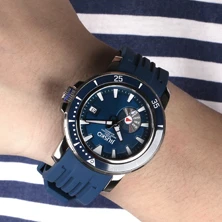 30 ATM Diving Mechanical Watches Luminous Hands Stainless Steel Strap Calendar Custom Mechanical Luxury Watch