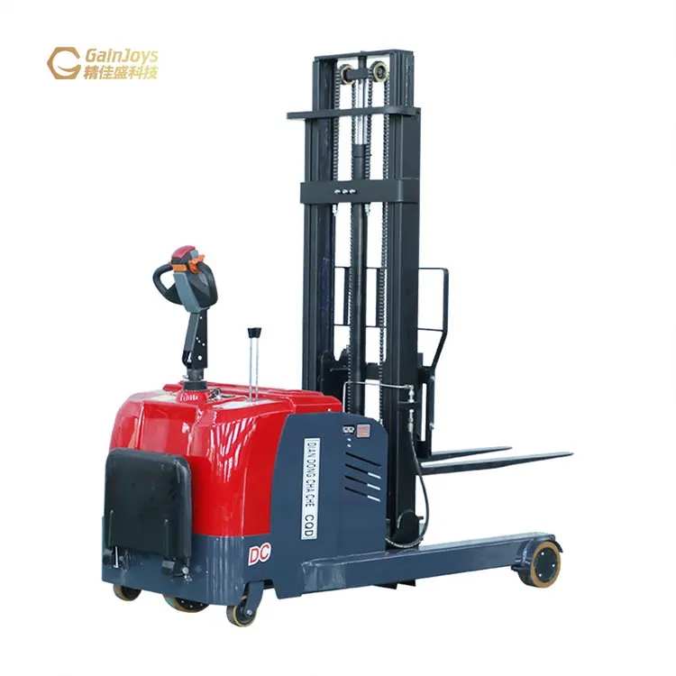 AC driving motor battery operated electric pallet stacker for sale