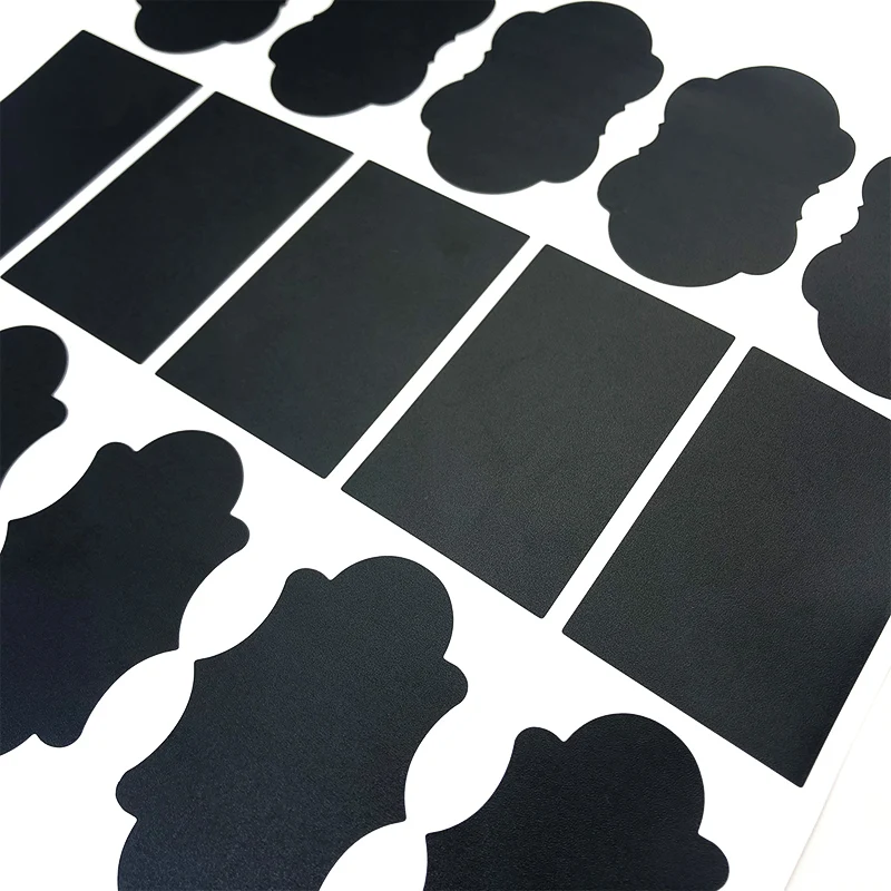 black chalk sticker laundry labels  jars containers kitchen organization labels