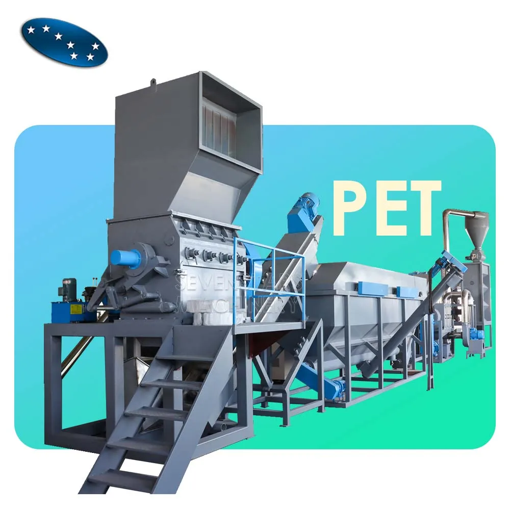 Hot Sale Plastic Recycling Line PET Plastic Recycled Machines PET Washing Machine Line Plastic Crushing Machine