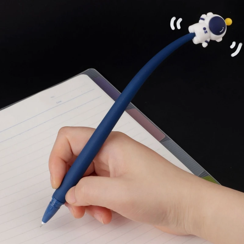 Cute Space Travel Astronaut ShakingGreen PVC Gel Pens Neutral pen Rollerball pen 0.5mm
