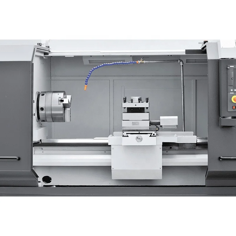 China Easy to operate 2 Axis CNC Lathe CT800 Siemens FANUC Horizontal CNC Lathe Machine Automatic for Metal