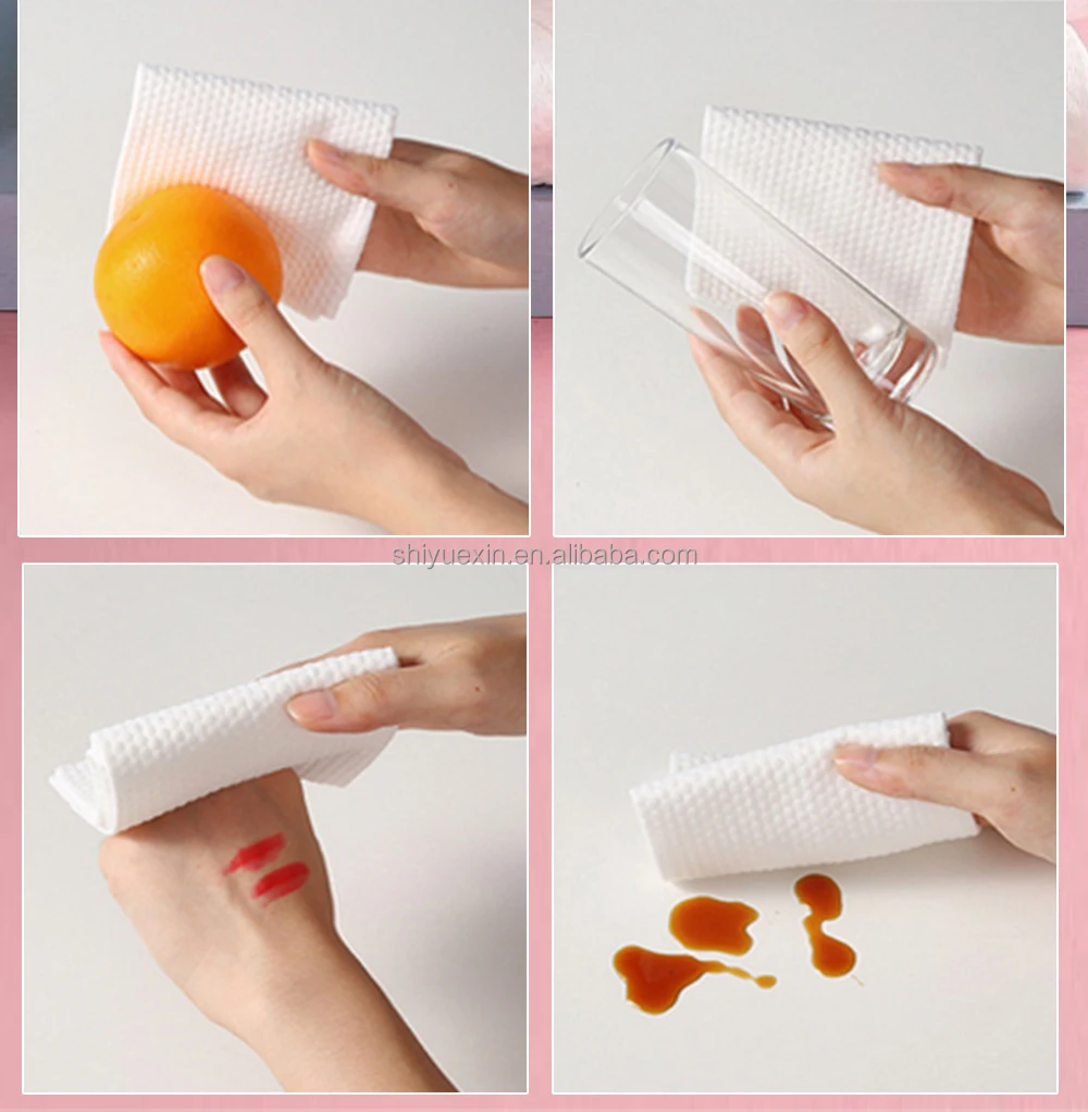 60/80/100gms disposable hair towels disposable pet towel non woven disposable face bath towel for spa salon beauty skincare