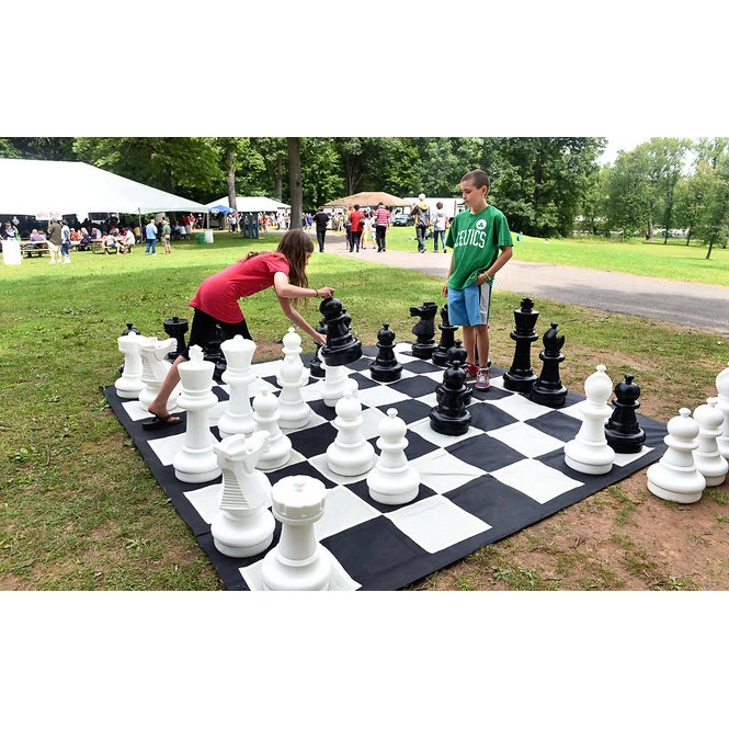 Mega lawn chess set
