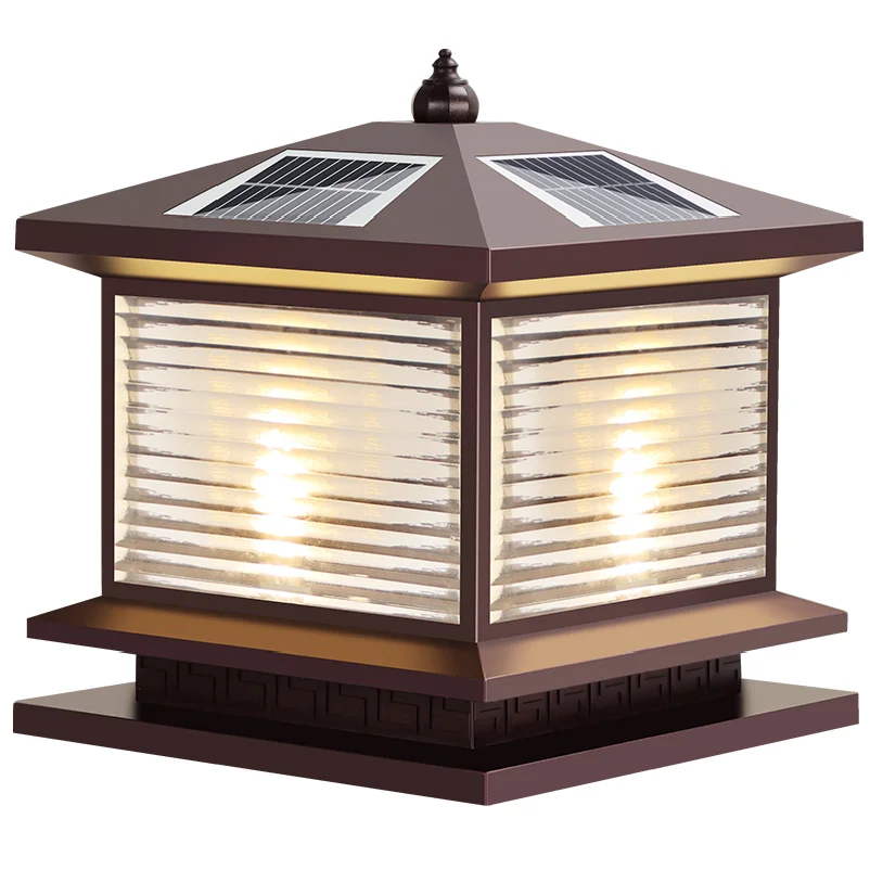 Waterproof Lampshade Deck Garden Patio 4 X 4 5 X 5 Inch Square Fence 3 Mode Solar Street Lights Home Solar Street Lights