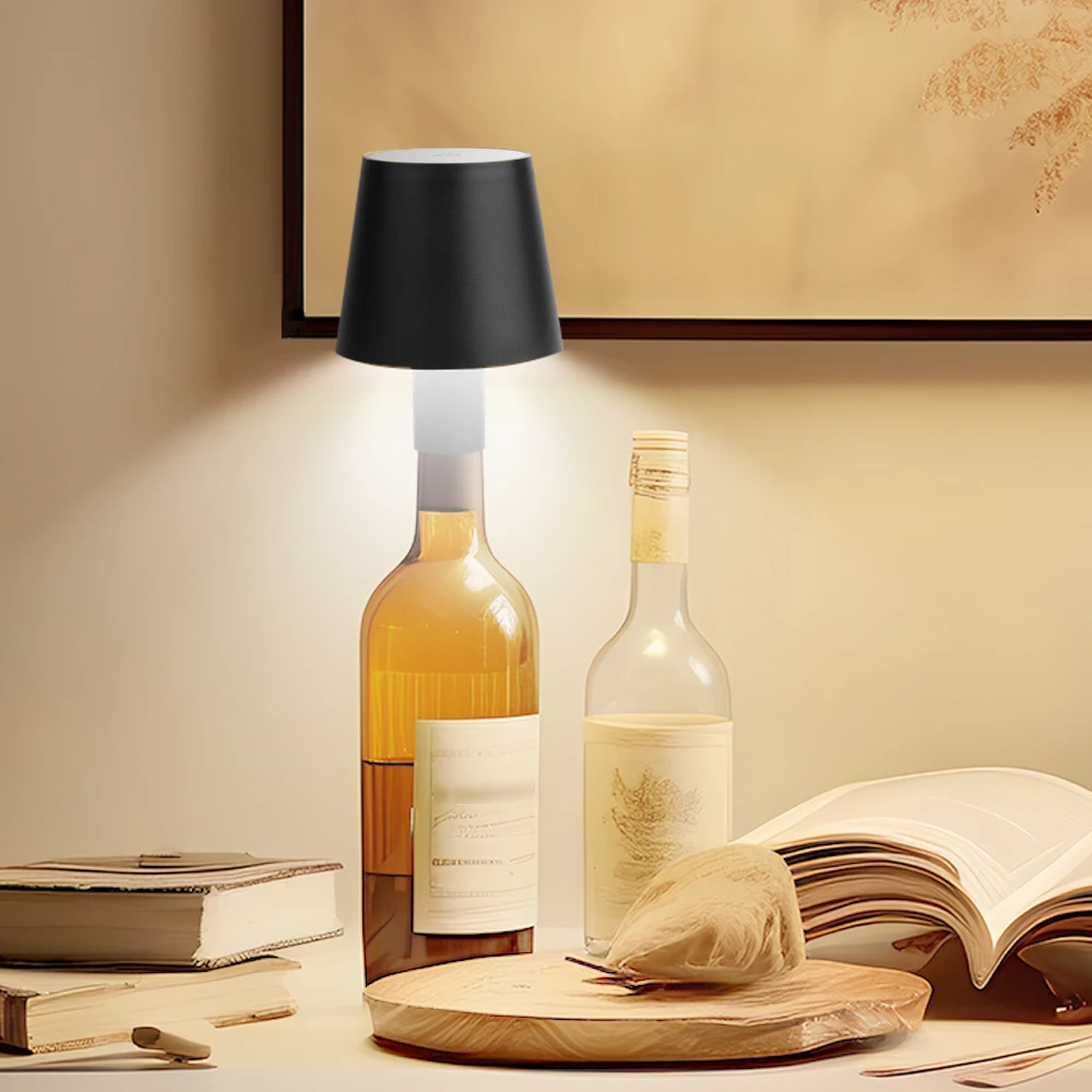 For bar restaurant modern indoor creativity decorative table lamp,wine bottle lampe,desk lamps/table light lamp/led table lamps