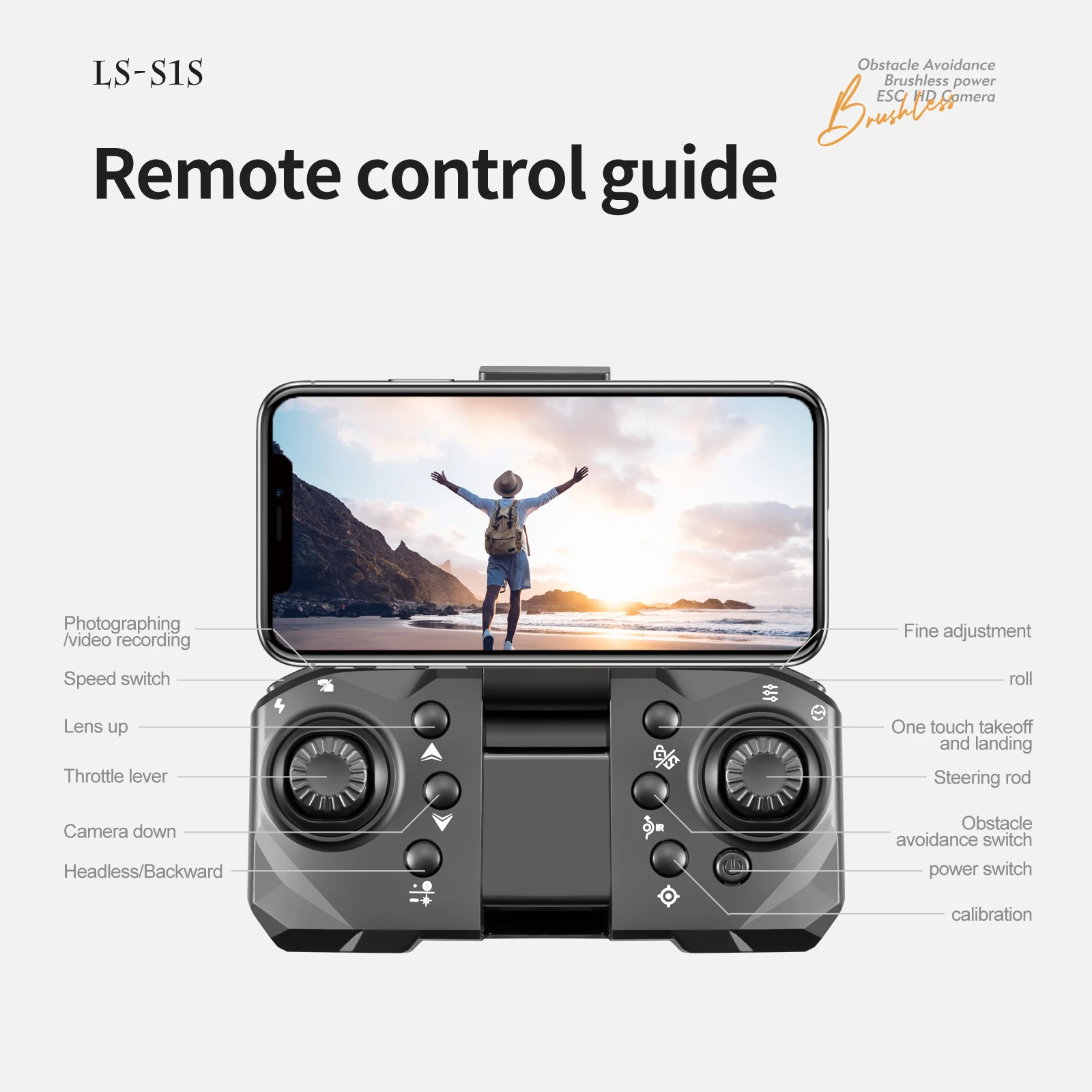 S1S GPS 5G WIFI Obstacle Avoidance Optical Flow Brushless Motor Profesional Drone 4K 6K RC drones with 4k camera and gps