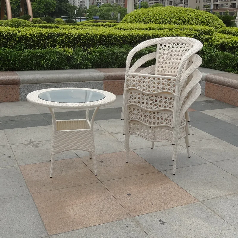 high quality rattan outdoor  furniture set patio umbrella rattan coffee table rattan chairs